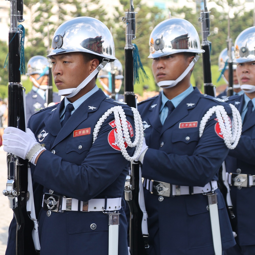 Taiwan National soldiers in parade